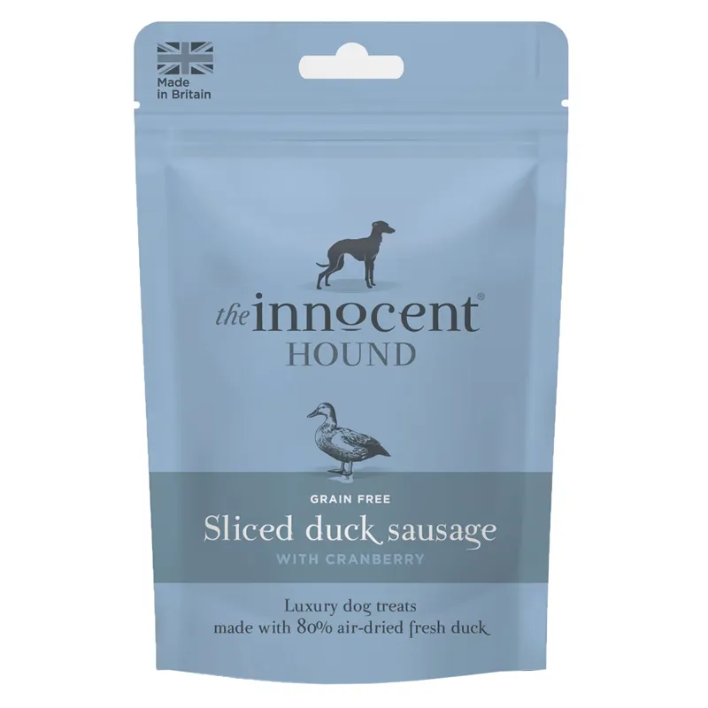 The Innocent Hound Sliced Duck Sausage With Cranberry Treats