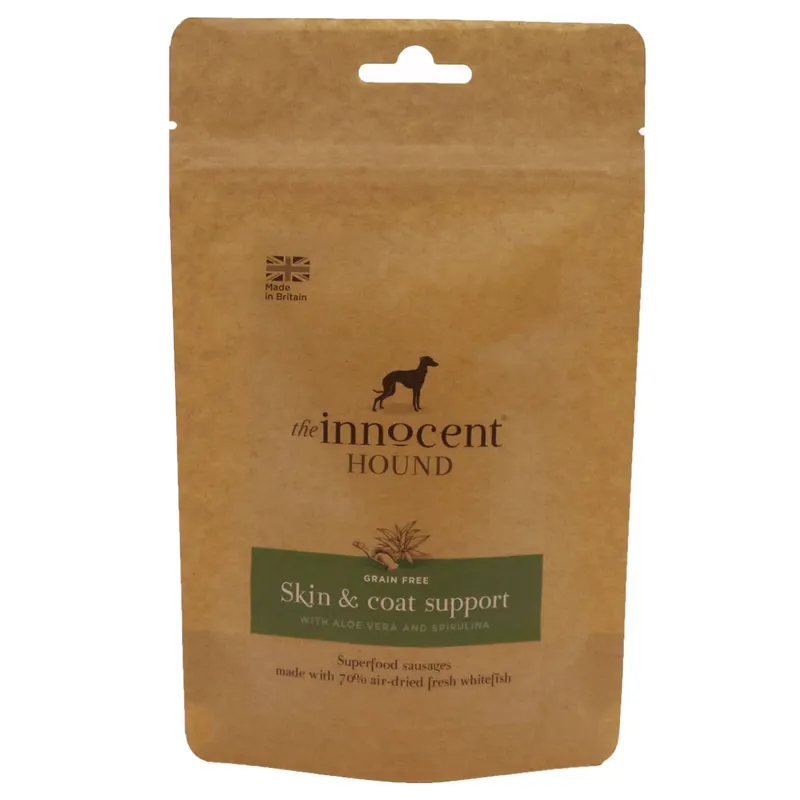 The Innocent Hound Skin And Coat Support Sausage Treats - 10 Pack