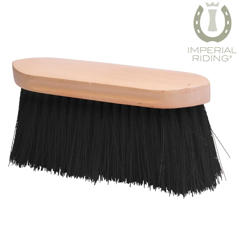 Imperial Riding Wooden Backed Dandy Brush - Black
