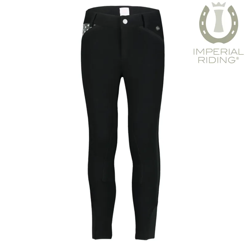 Imperial Riding Kids Star Edition Standard KP Breeches - Black