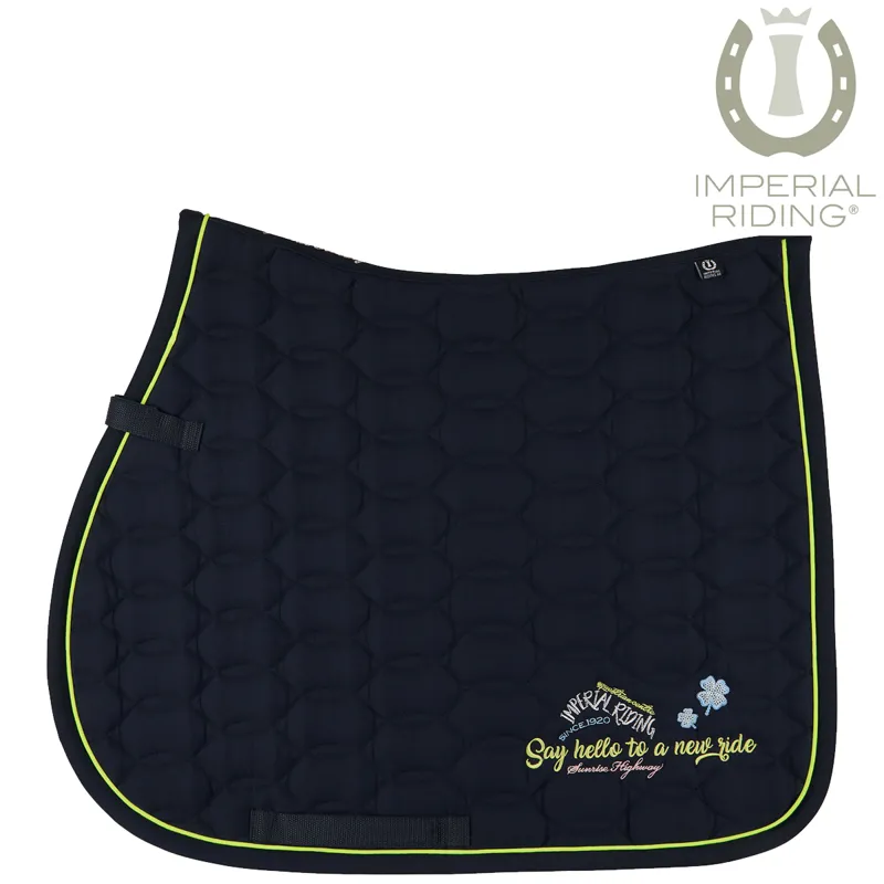 Imperial Riding Enjoy GP Saddlepad - Navy