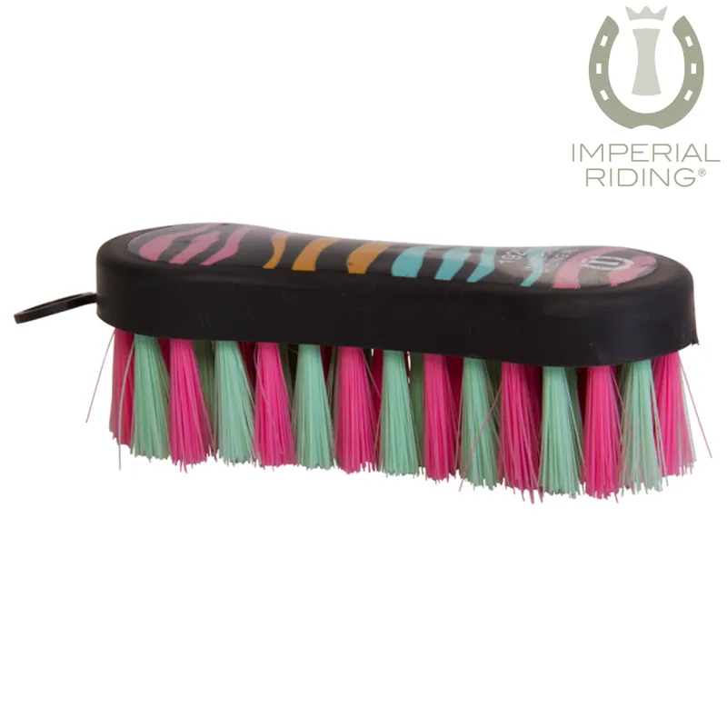 Imperial Riding Fancy Head Brush - Zebra Multi