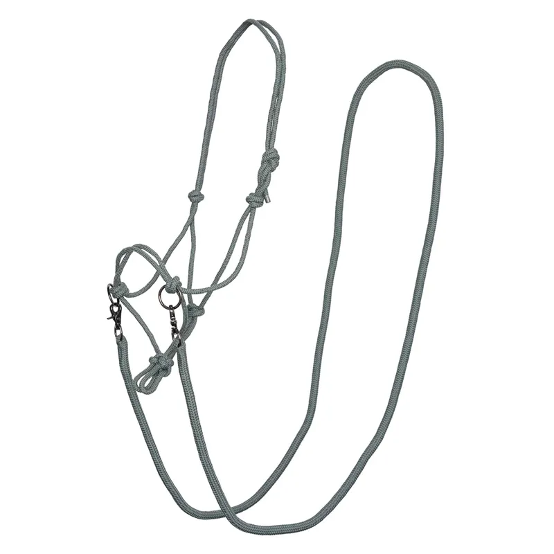 Imperial Riding Free Ride Rope Headcollar - Dark Sage