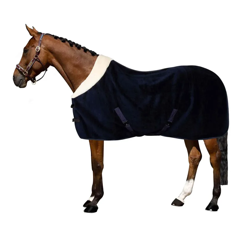 Imperial Riding Ambient Galaxy Fleece Blanket - Navy