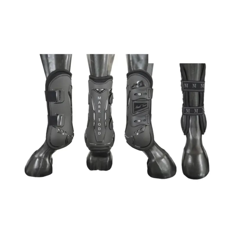 Mark Todd Air Vent Tendon Boots - Black