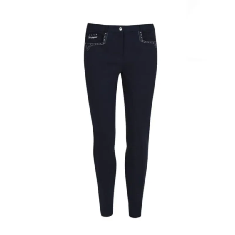 John Whitaker Ladies Birtle Breeches - Navy 