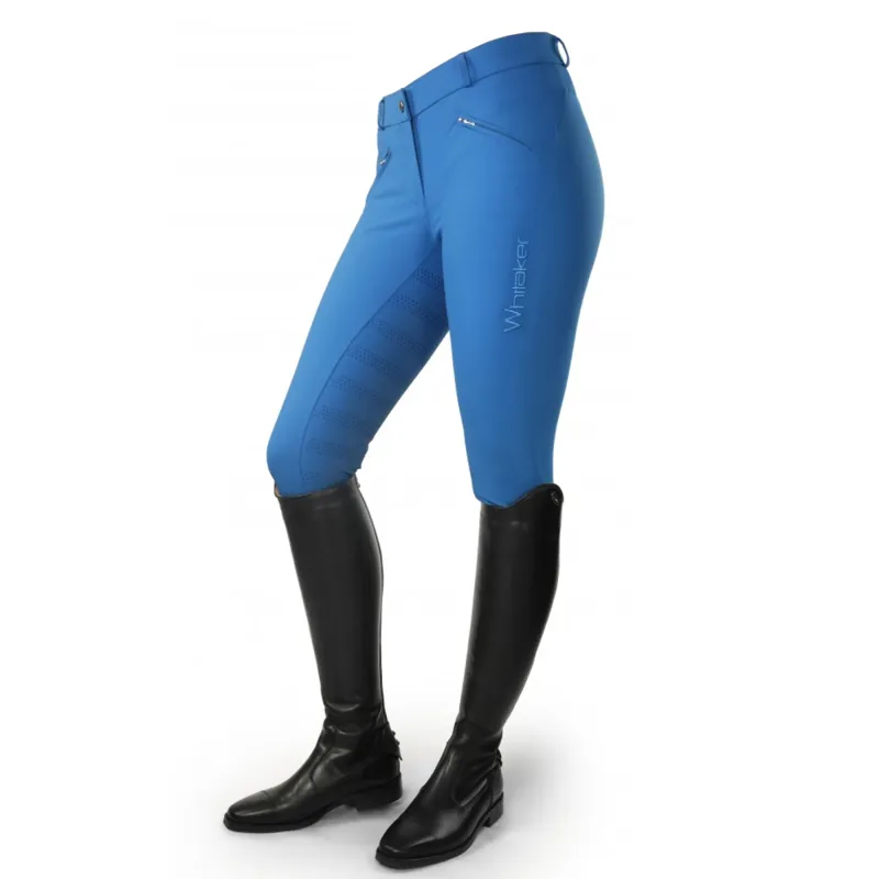 John Whitaker Miami Full Silicone Seat Ladies Breeches - Blue Heaven