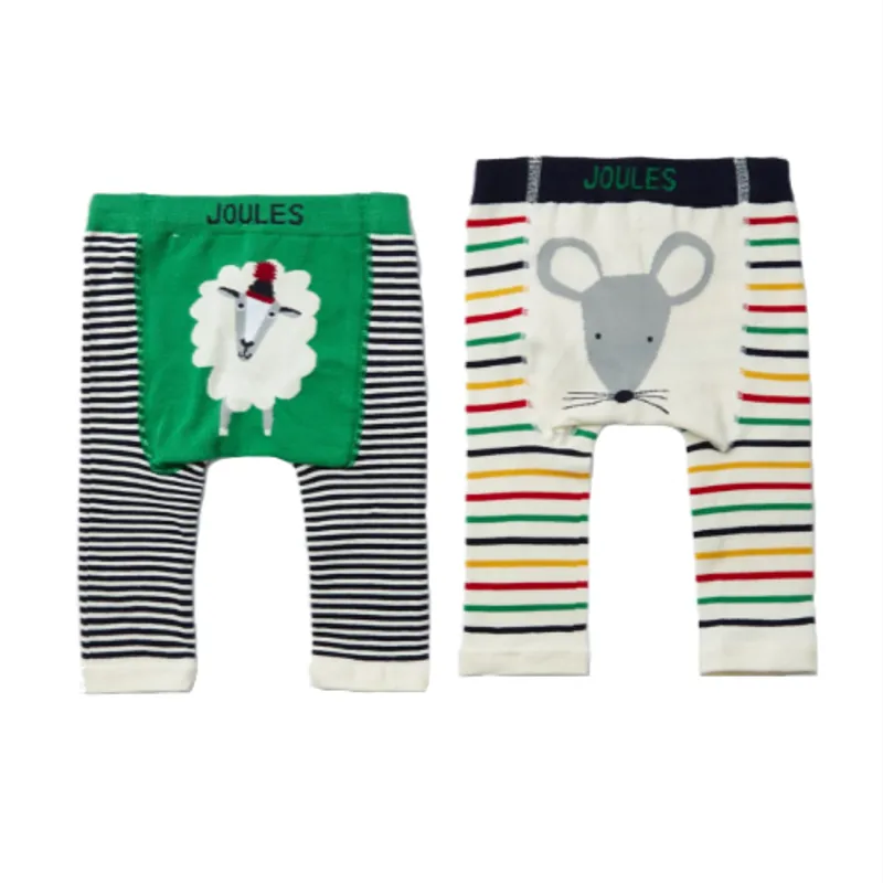 Joules Lively Leggings 2 Pack - Multi Sheep Mouse