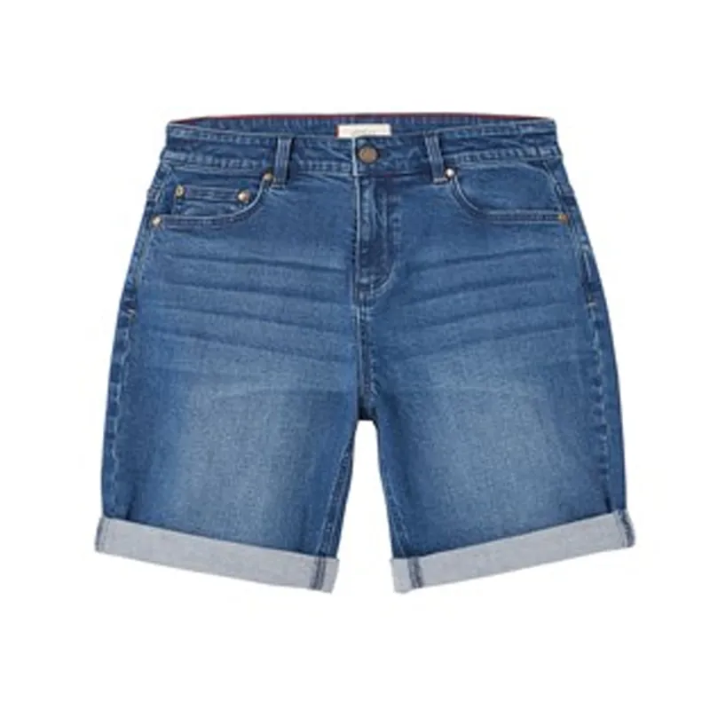 Joules Shirley Long Denim Short - Mid 