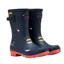 Joules Molly Mid Height Printed Wellies - Navy Ducks