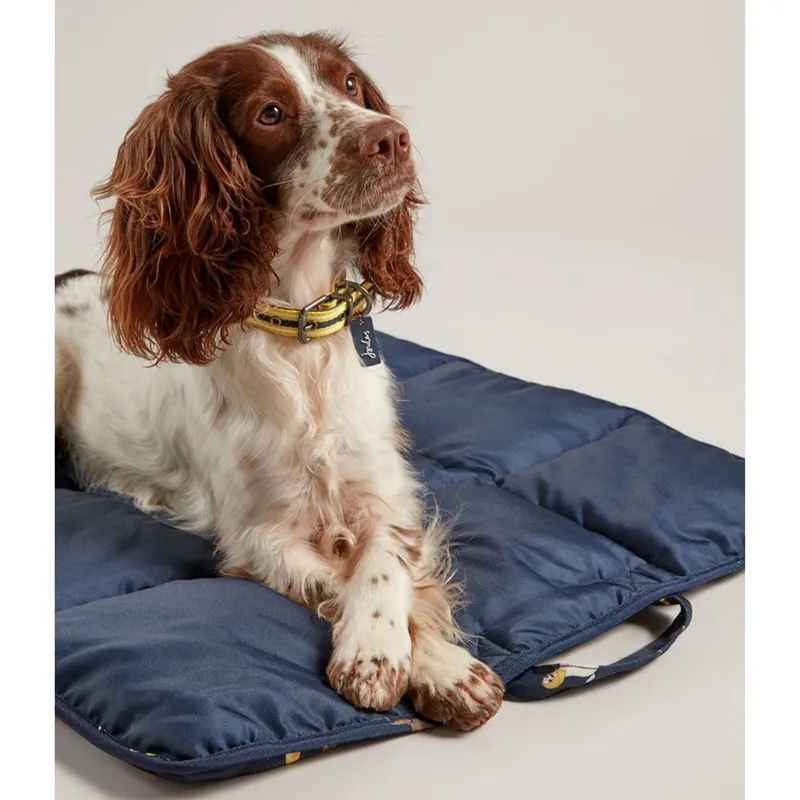 Joules Dog Print Travel Mat - Navy Dogs-2
