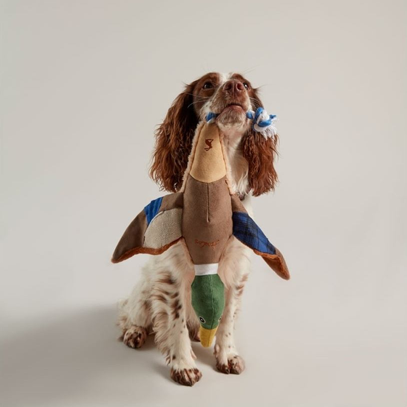 Joules Plush Printed Blue Duck -1