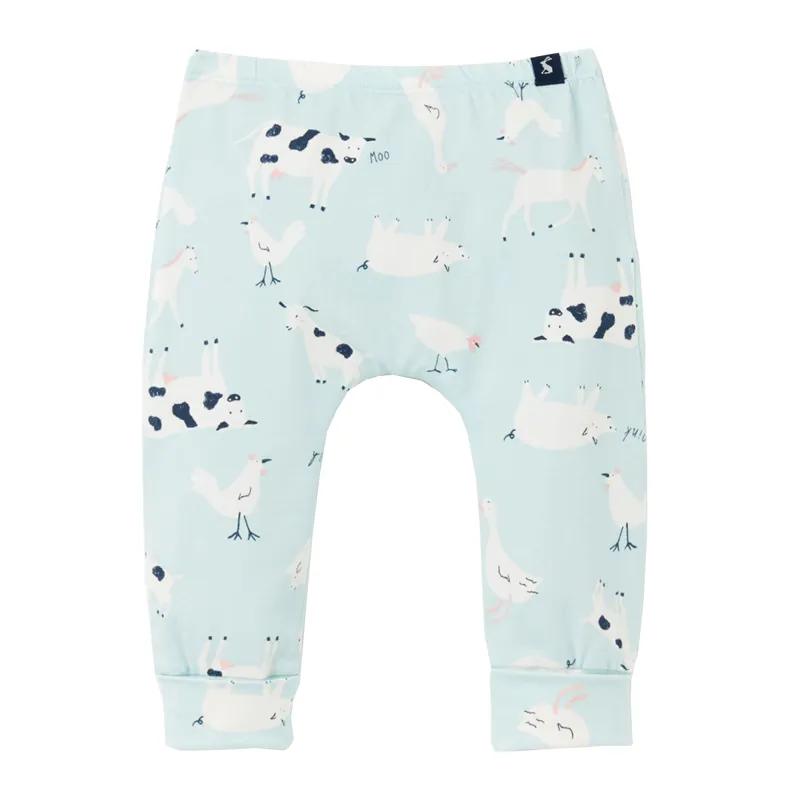 Joules Payton Cotton Legging - Farm Blue 