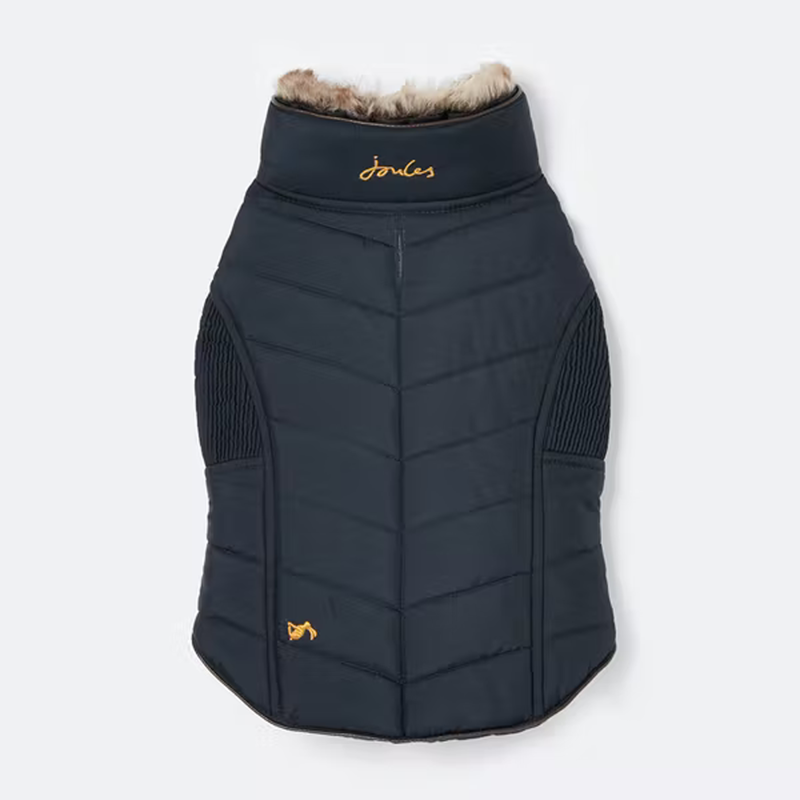Joules Cherington Dog Coat - Navy-5