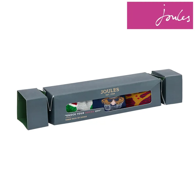 Joules Socks In A Cracking Gift Box - Christmas 3 Pack