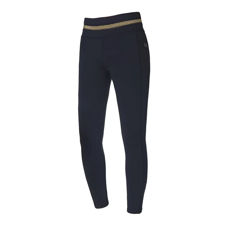 Kingsland KLkattie W F-Tec4 Knee Grip Riding Tights - Navy