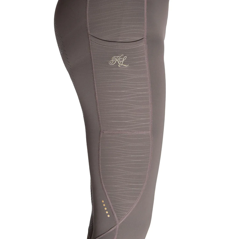 Kingsland KLkattie Ladies F-Tech Full Grip Tights - Brown Graphite-2