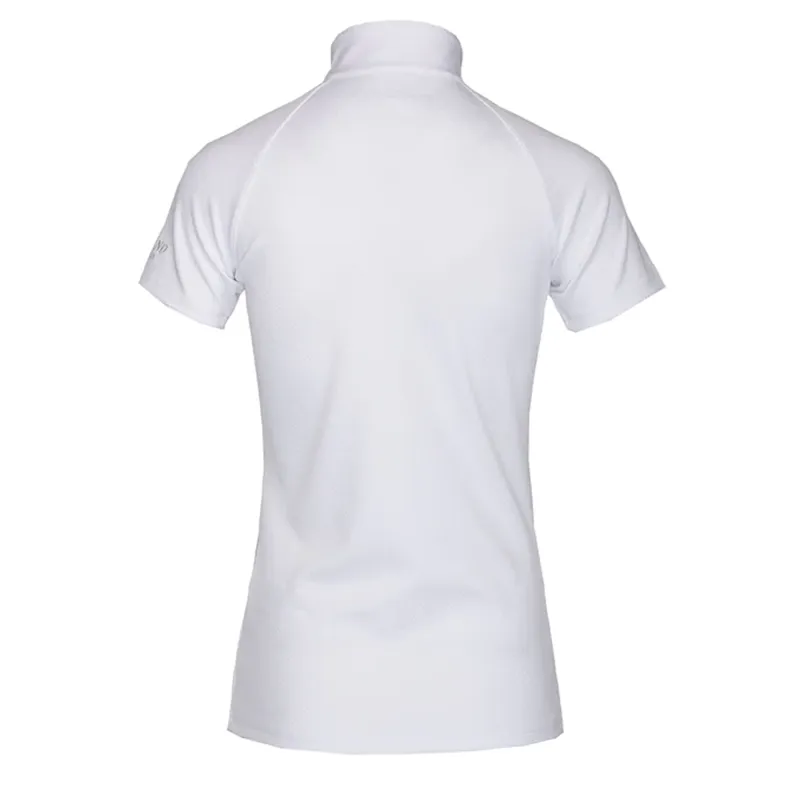 Kingsland Classic Ladies Short Sleeve Show Shirt - White-1