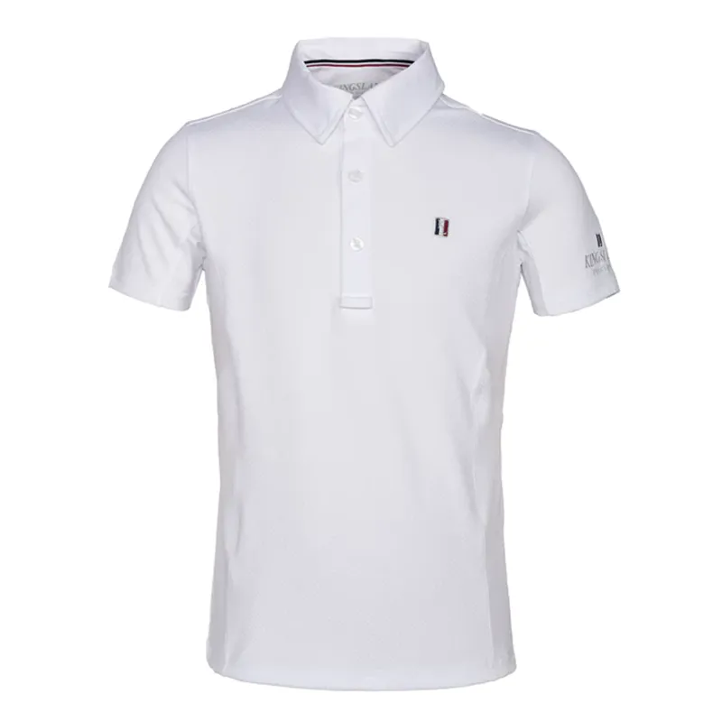 Kingsland Classic Boys Short Sleeve Show Shirt - White