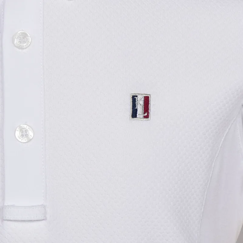 Kingsland Classic Boys Short Sleeve Show Shirt - White-1