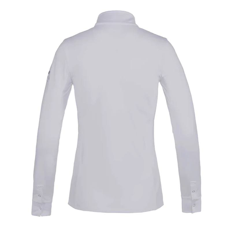 Kingsland Classic Ladies Long Sleeve Show Shirt - White-1