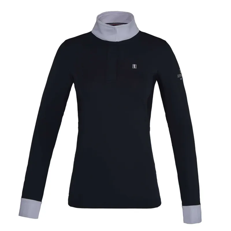 Kingsland Classic Ladies Long Sleeve Show Shirt - Navy