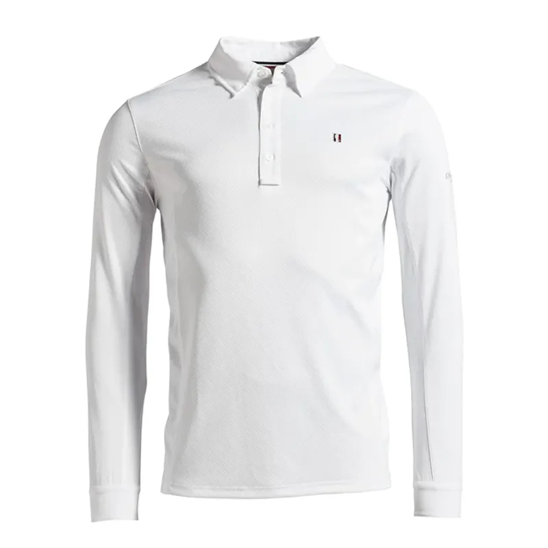Kingsland Classic Men's Long Sleeve Show Shirt - White
