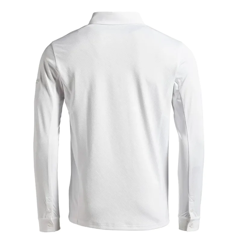 Kingsland Classic Men's Long Sleeve Show Shirt - White-1