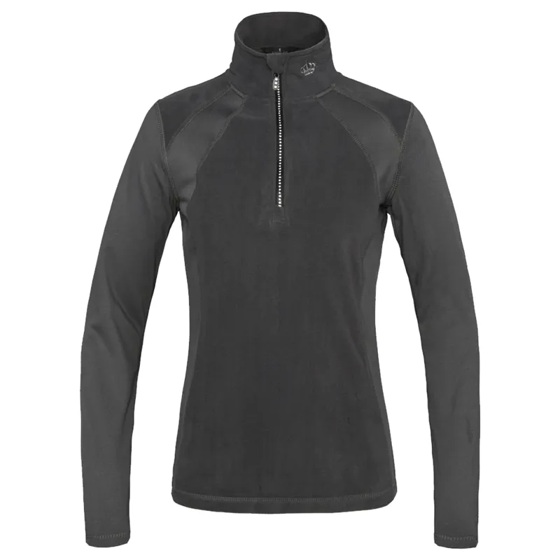 Kingsland KLrishi Ladies 1/2 Zip Base Layer - Grey Pinstripe