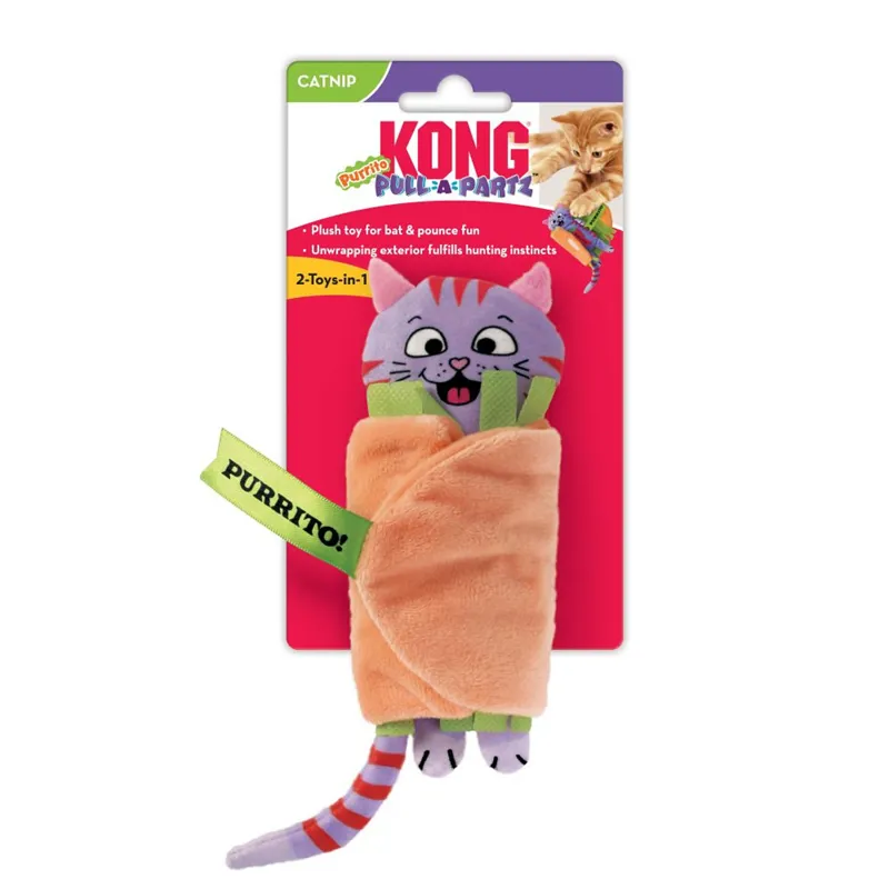 KONG Medium Pull-A-Partz Purrito
