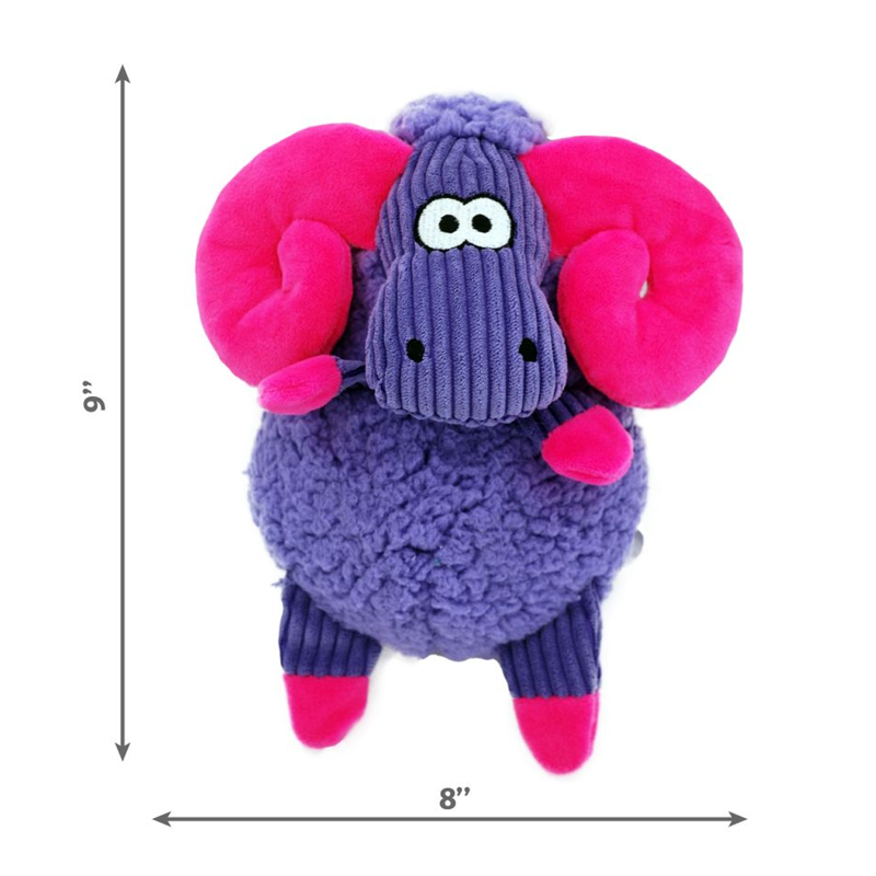 KONG Sherps Floofs Big Horn Dog Toy - Medium-1