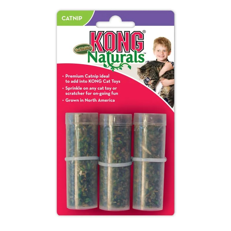 KONG Cat Refillables Catnip Tubes - 3 Pack