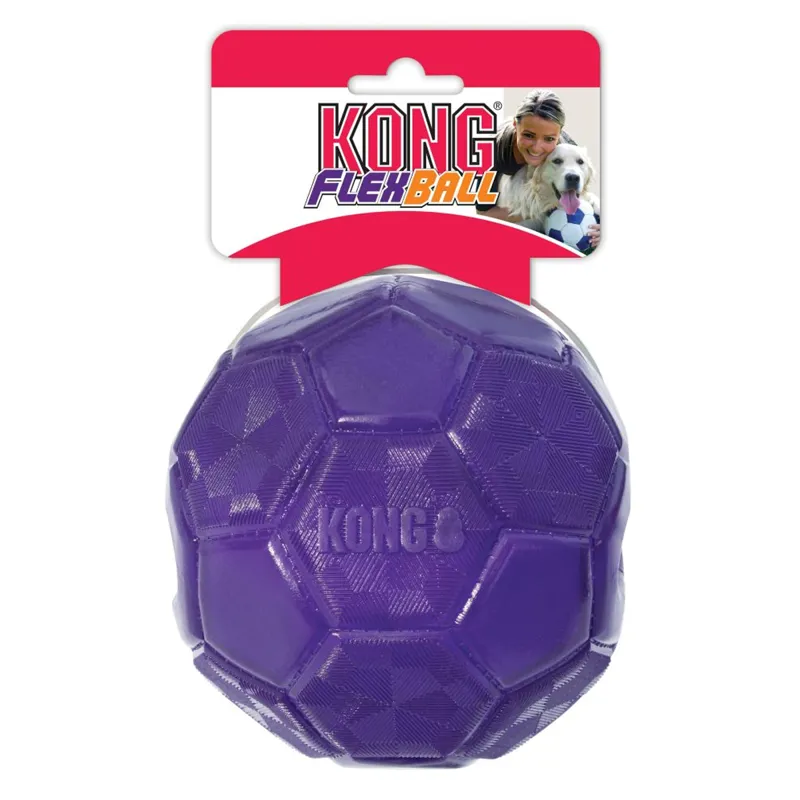 KONG Flexball Dog Toy Medium/Large - Purple