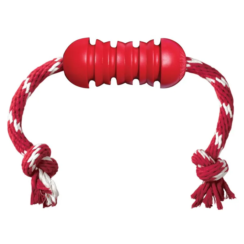 KONG Dental With Rope - Red Small