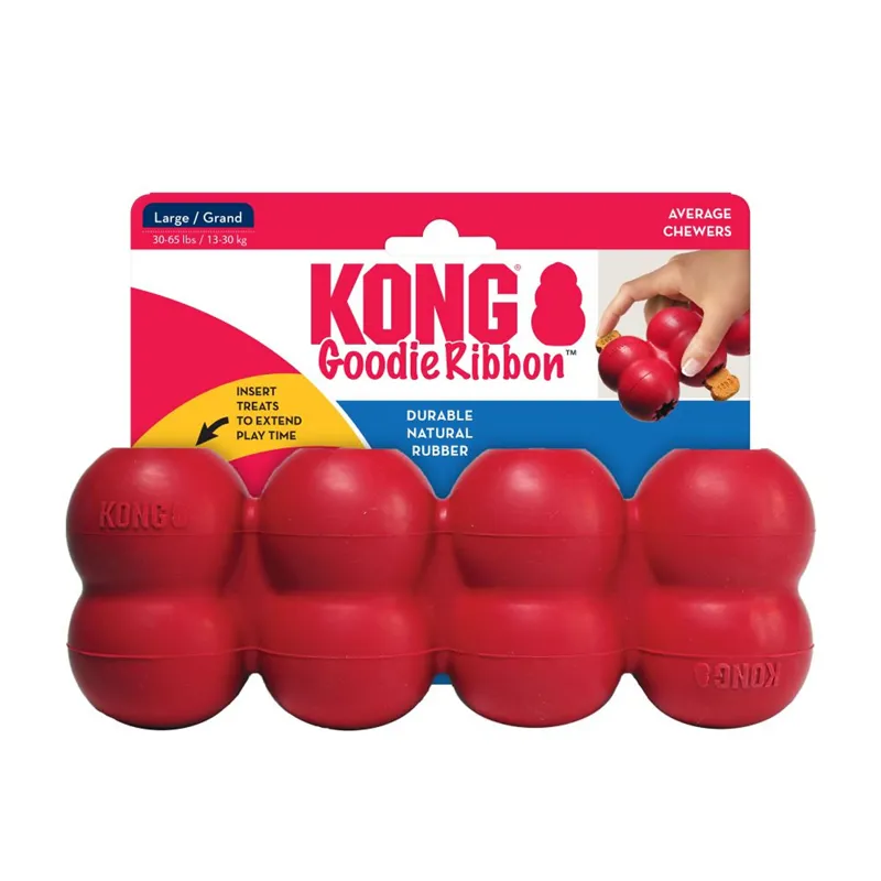 KONG Goodie Large Ribbon in Red