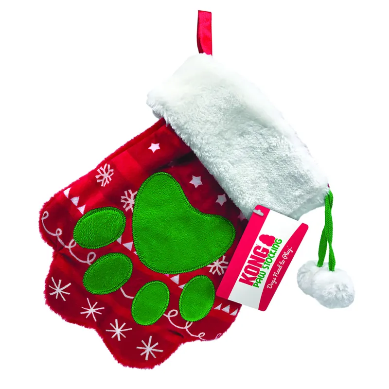 KONG Holiday Stocking Paw - Large