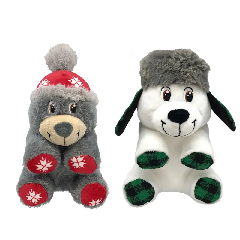 KONG Holiday Comfort Bear Assorted Styles - Medium/Large