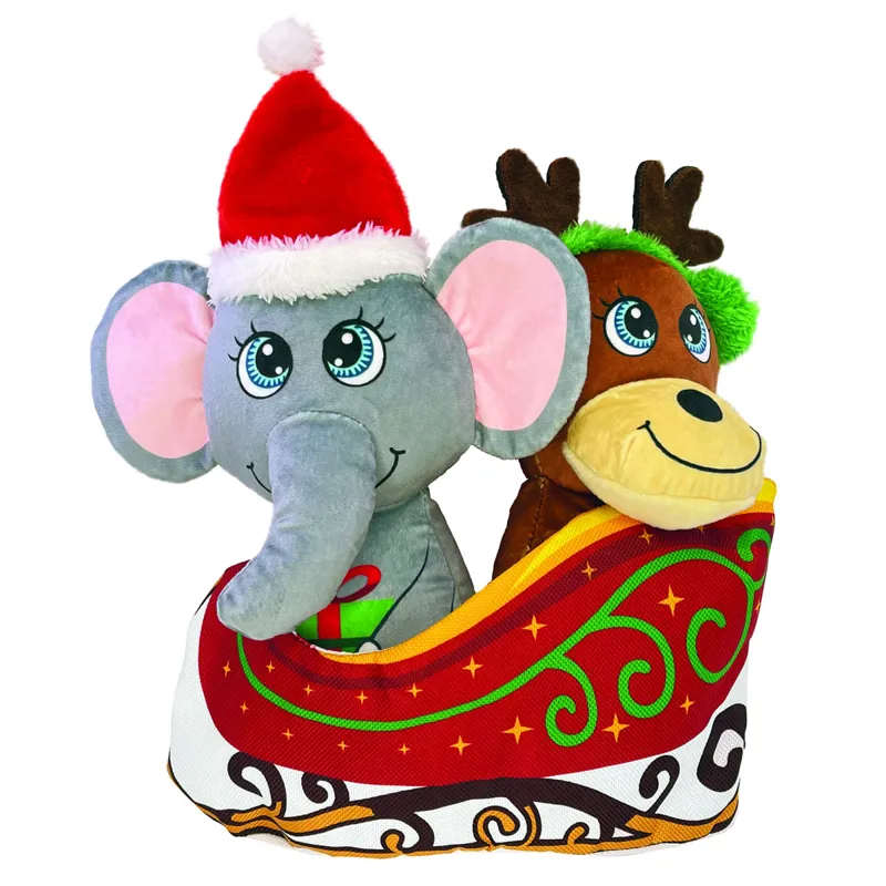 KONG Holiday Occasions Sleigh Dog Toy - Medium