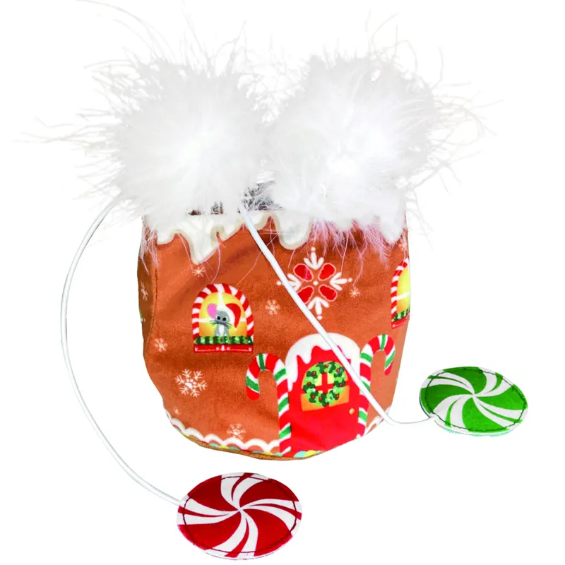 KONG Holiday Cat Puzzlements Hideaway Gingerbread