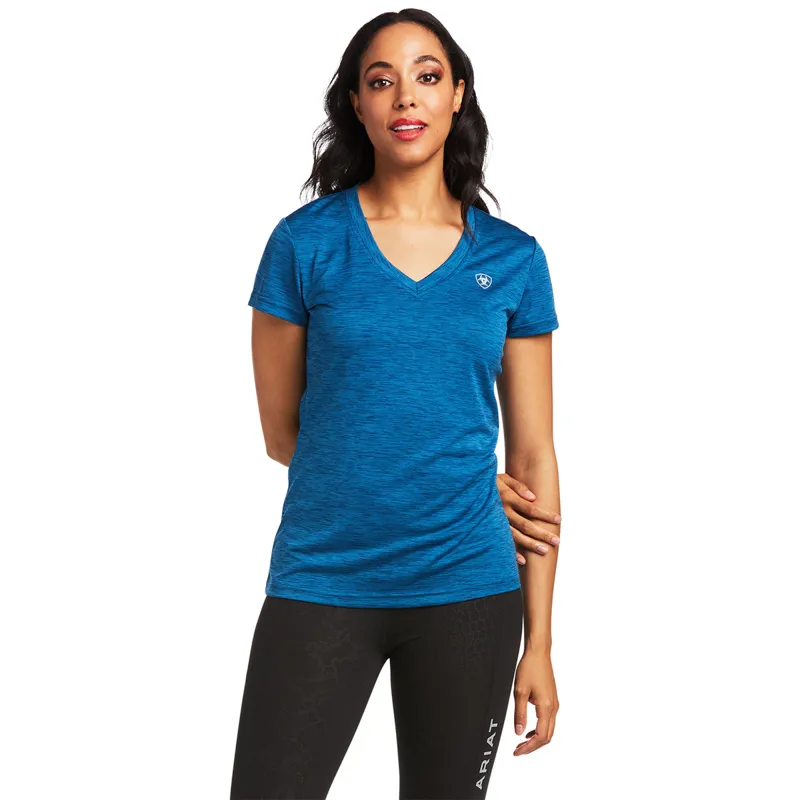 Ariat Women's Laguna SS Top - Blue Opal