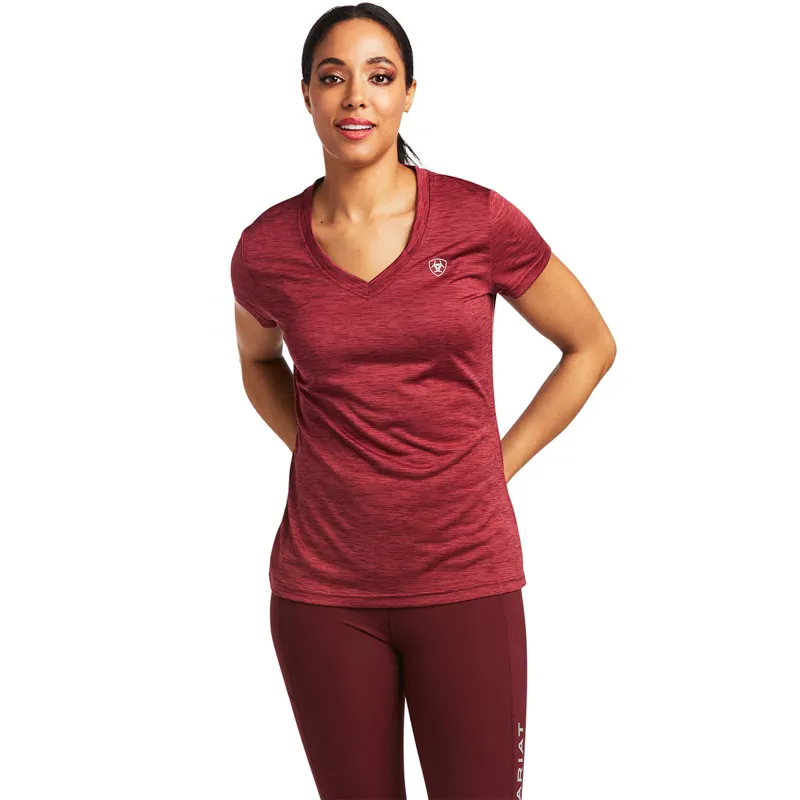 Ariat Womens Laguna SS Top - Zinfandel