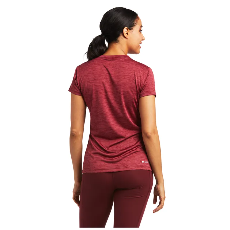 Ariat Womens Laguna SS Top - Zinfandel-1