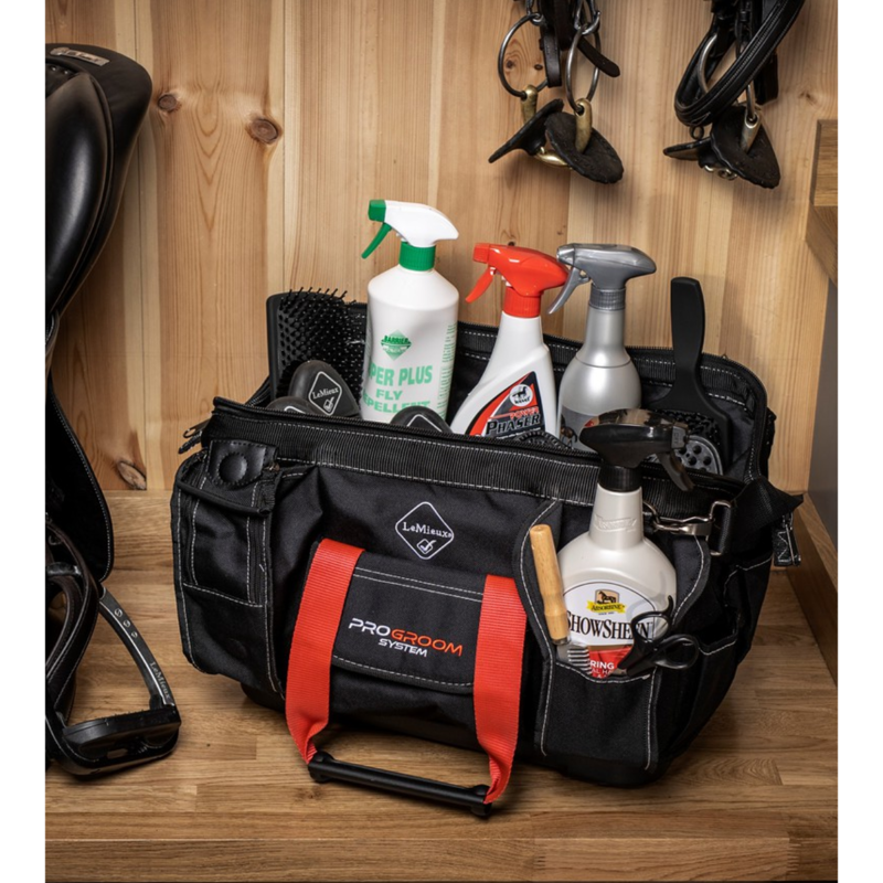 LeMieux Progroom System Grooming Bag - Black-2