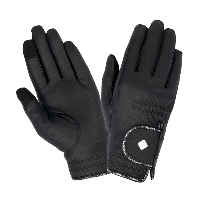 LeMieux Pro Touch Kids Classic Riding Glove - Black