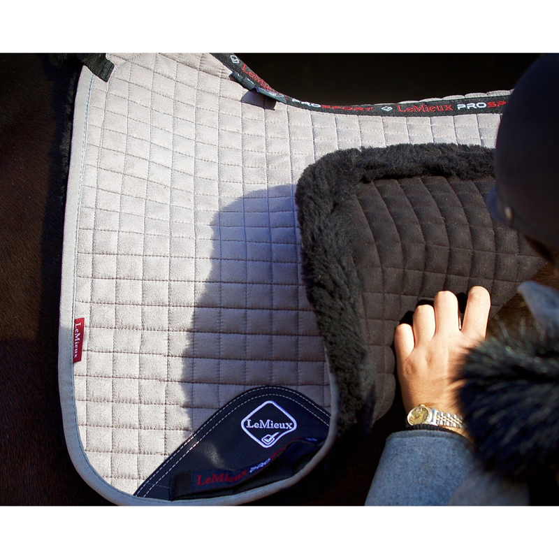 LeMieux Sensitive Dressage Square - Grey-1