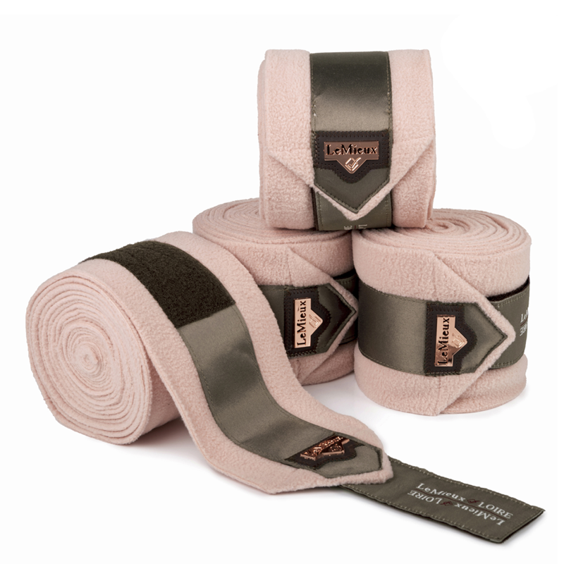 LeMieux Loire Satin Polo Bandages - Rose