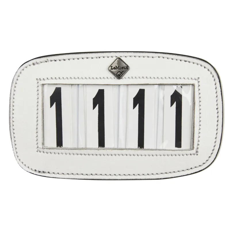 LeMieux Saddle Number Holder 4 Spaces - White