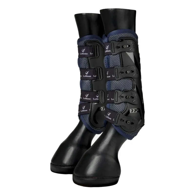 LeMieux Ultra Mesh Snug Boots - Fronts - Dark Navy