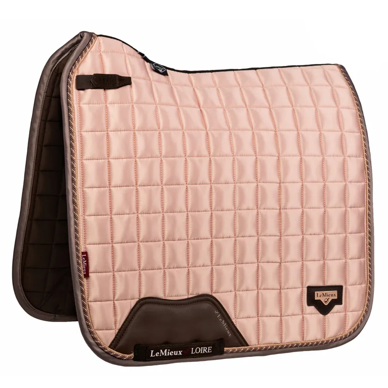 LeMieux Loire Classic Satin Dressage Saddlepad - Rose