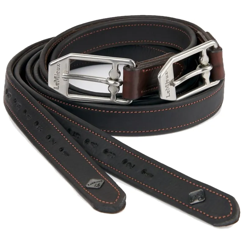 LeMieux Vector Stirrup Leathers - Brown